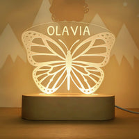 Lampe de chevet Bébé Prénom Personnalisé - Opale