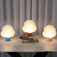 Lampe de chevet Originale Barbe à Papa Rétro - Opale