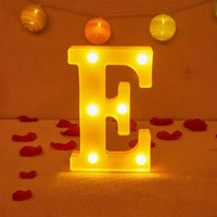 Lampe Alphabet Lettre et Numéro LED pour Évenement - Opale