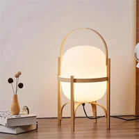 Lampe de chevet en Bois Moderne style Japonaise - Opale