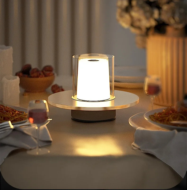 Lampe de chevet Moderne Tactile en Forme de Bougie - section Image