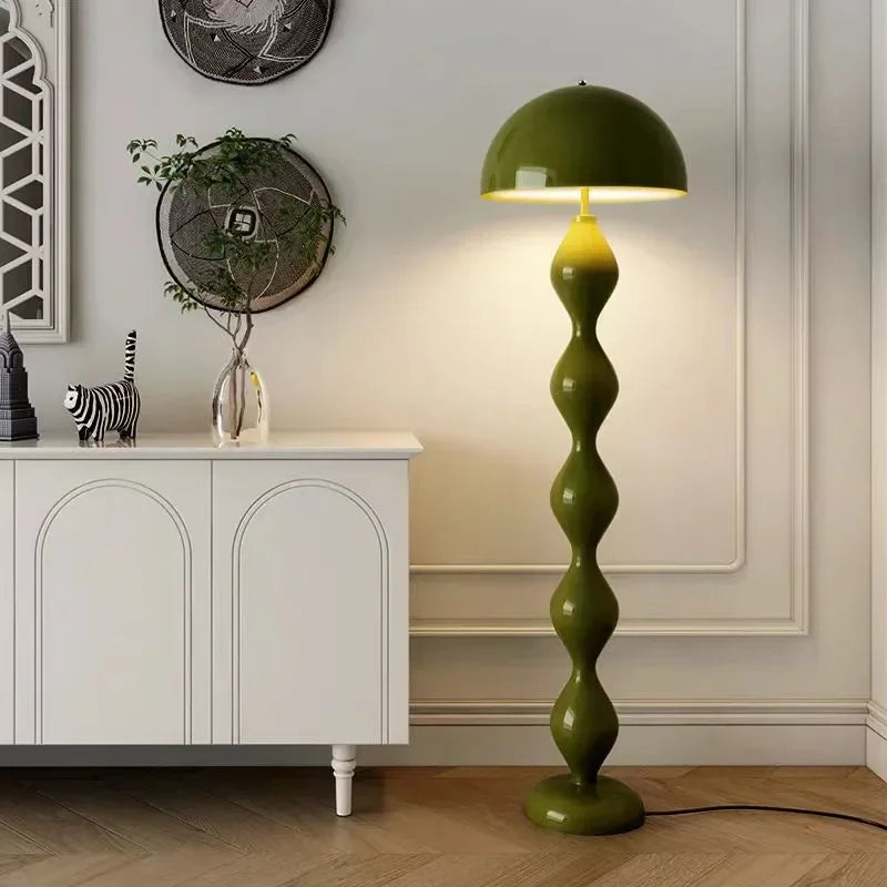 Grande Lampe de chevet Scandinave Champignon - Opale