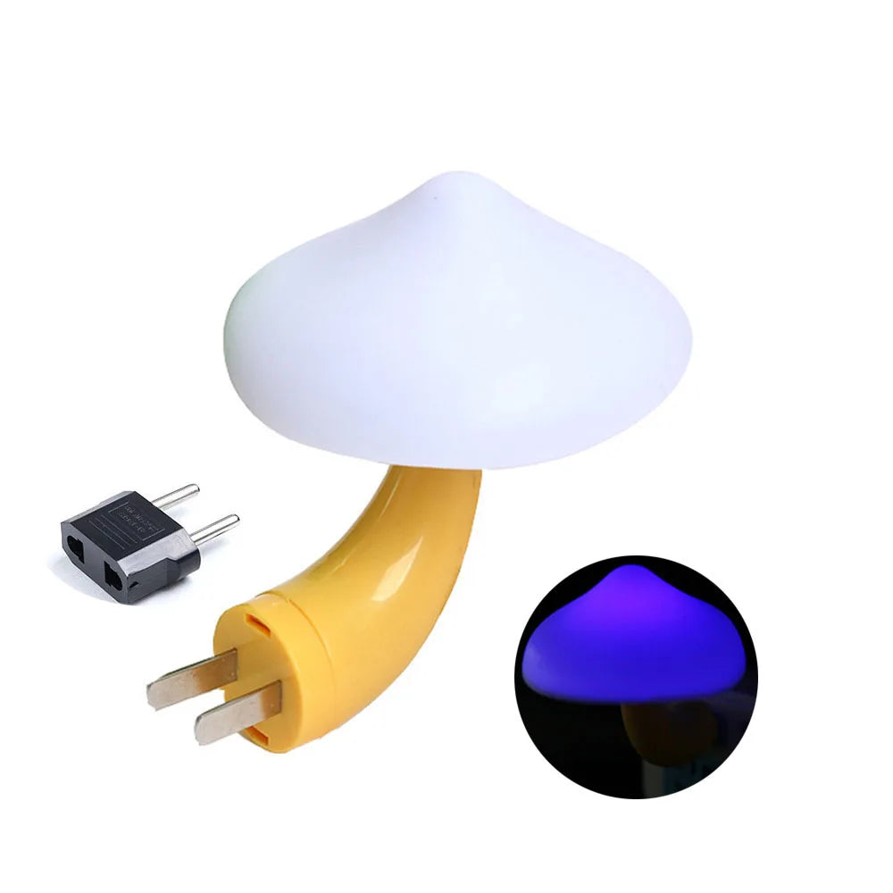 Lampe de chevet Champignon à prise murale - Opale