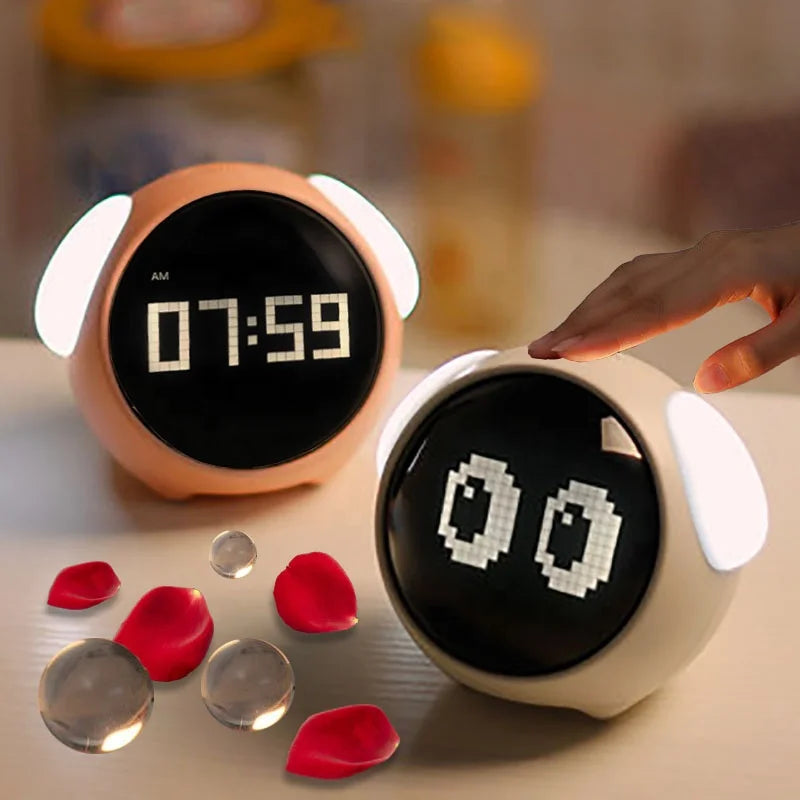 Lampe de chevet Réveil Enfant Tactile Kawaii - Opale