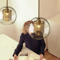 Lampe de chevet Suspendue Industrielle - Opale