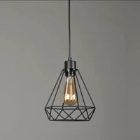 Lampe de chevet Industrielle Suspendue en Fer - Opale