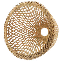 Abat-Jour Lampe de chevet Suspendue en Bambou Tissé - Opale