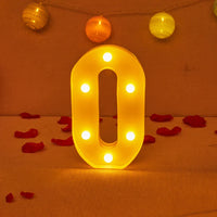 Lampe Alphabet Lettre et Numéro LED pour Évenement - Opale