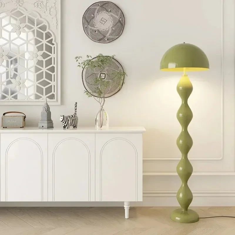 Grande Lampe de chevet Scandinave Champignon - Opale