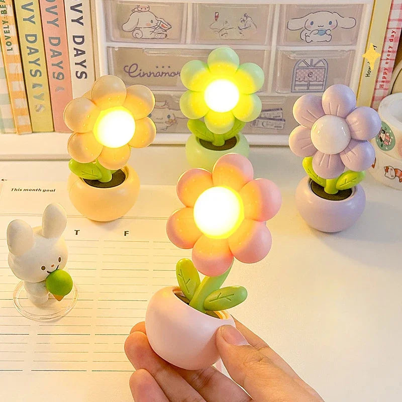 Lampe de Bureau en Forme de Fleur Mignonne - Opale