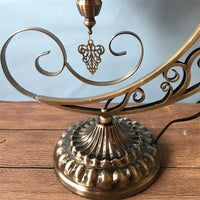 Lampe de chevet Lune style Art-Déco - Opale