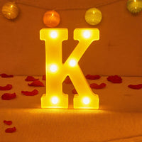 Lampe Alphabet Lettre et Numéro LED pour Évenement - Opale