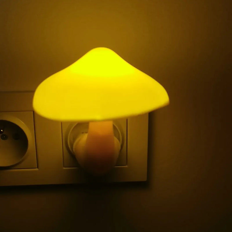 Lampe de chevet Champignon à prise murale - Opale