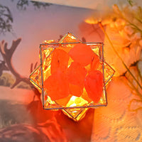 Véritable Lampe de Sel de l'Himalaya Zen - Opale
