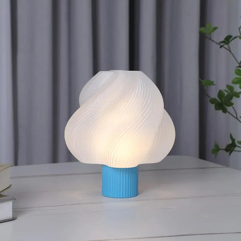 Lampe de chevet Originale Barbe à Papa Rétro - Opale Image