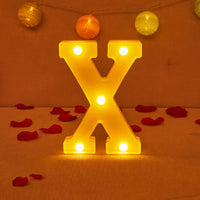 Lampe Alphabet Lettre et Numéro LED pour Évenement - Opale