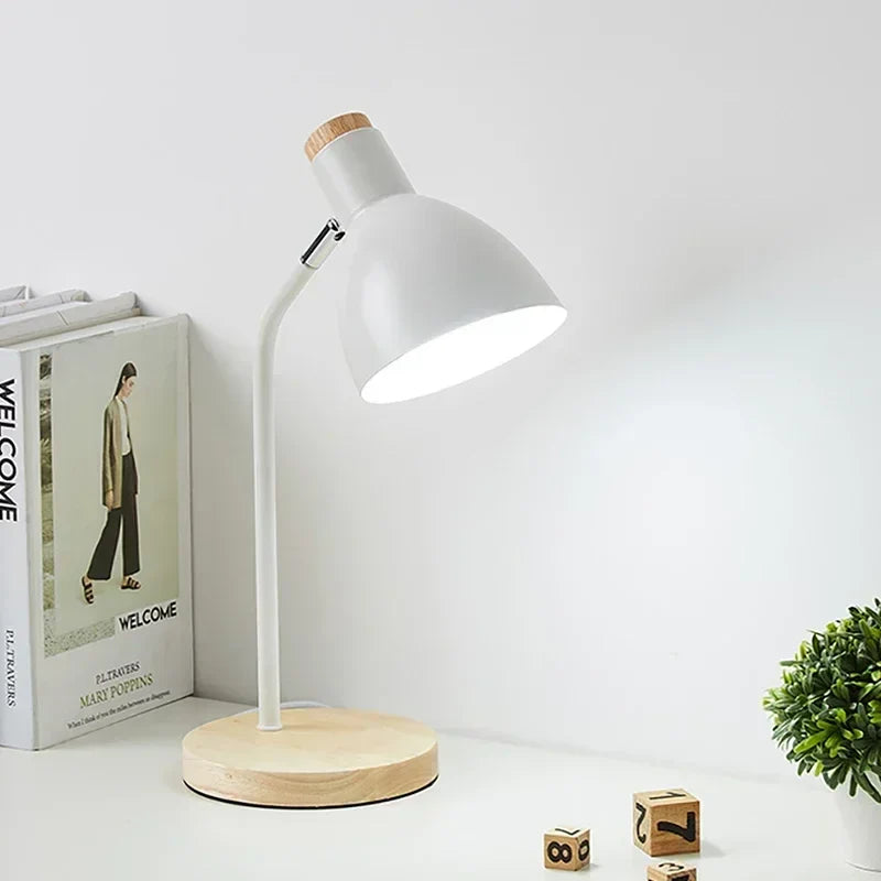 Lampe de chevet Lecture LED en Bois - Opale Image