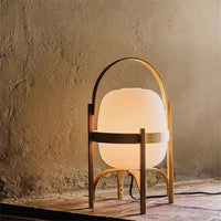 Lampe de chevet en Bois Moderne style Japonaise - Opale