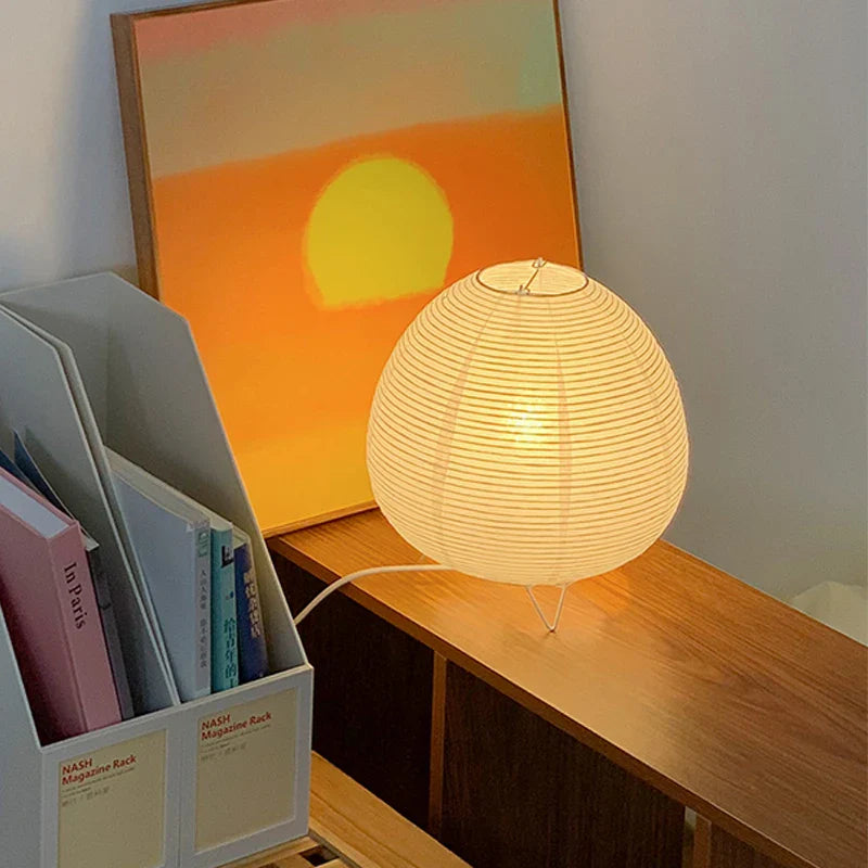 Lampe de chevet Japonaise en forme de Boule - Opale