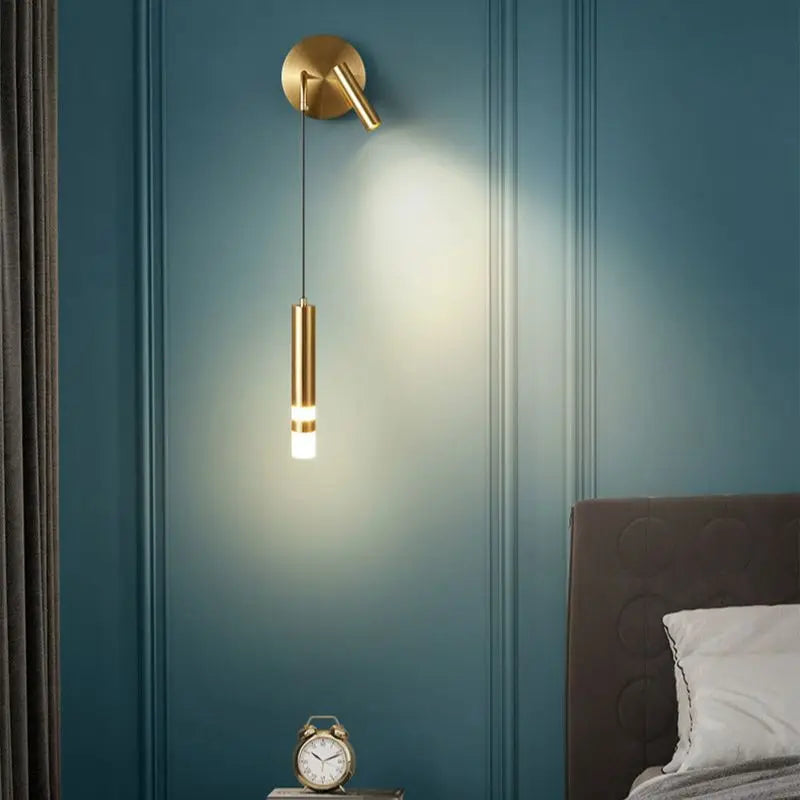 Lampe de chevet Murale Moderne avec Liseuse - Opale