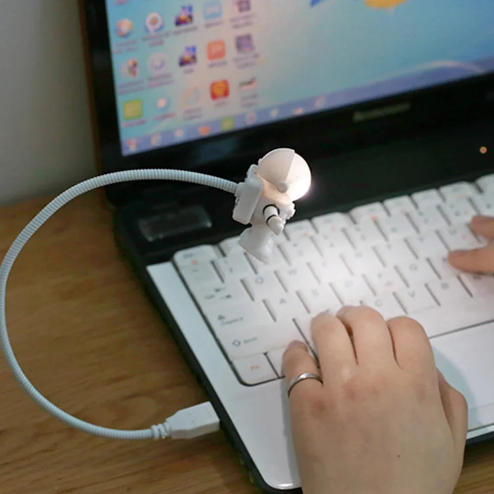 Lampe de Bureau USB Astronaute - Opale