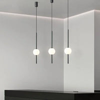 Lampe de chevet Moderne Suspendue Boule en Verre Nordique - Opale