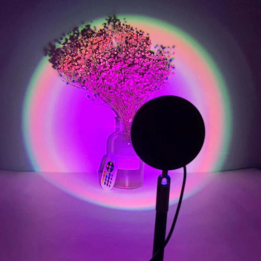 Lampe Projecteur Coucher de Soleil - Opale