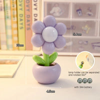 Lampe de Bureau en Forme de Fleur Mignonne - Opale