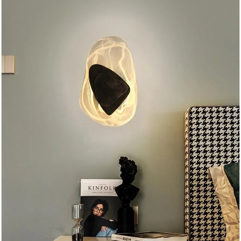 Lampe de chevet Moderne Murale Design Créatif en Verre - Opale