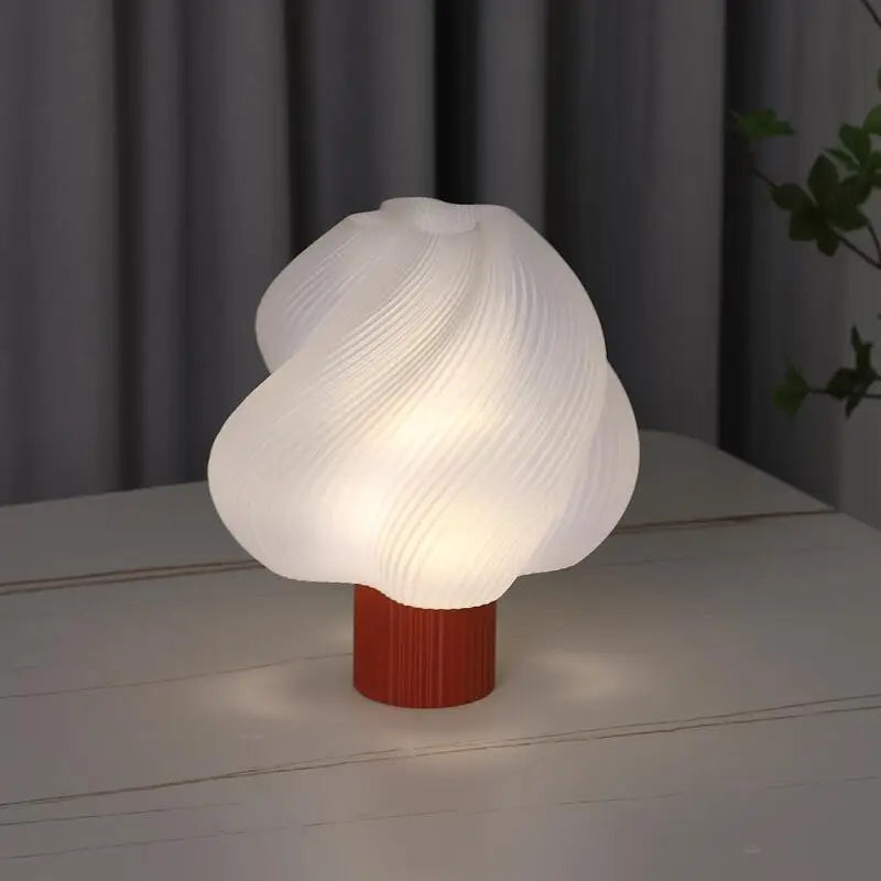 Lampe de chevet Originale Barbe à Papa Rétro - Opale
