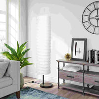 Abat-Jour Lampe de chevet en Papier pour Lampadaire - Opale