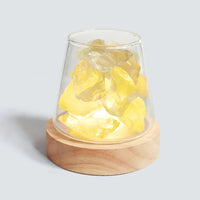 Lampe de Sel d'Himalaya Diffuseur en Pierres Naturelles - Opale