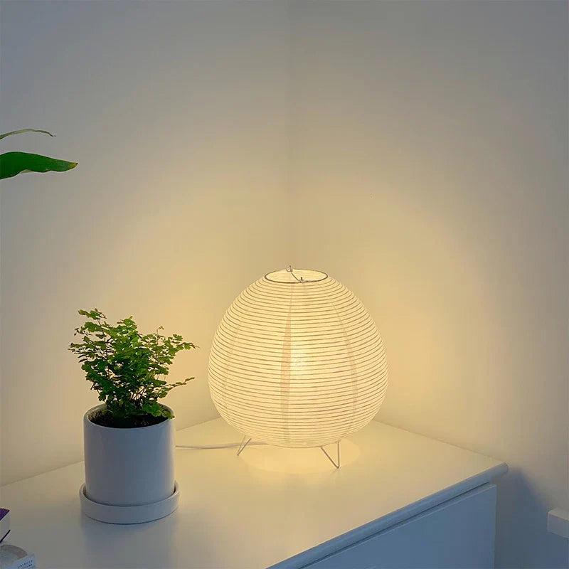 Lampe de chevet Japonaise en forme de Boule - Opale