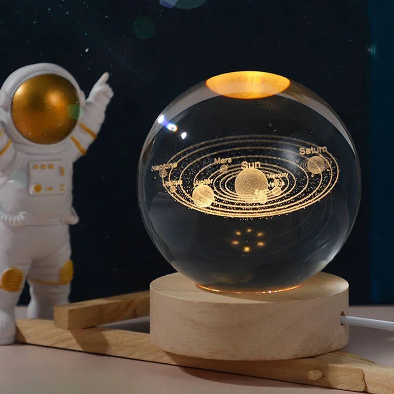Lampe de chevet USB Sphère Féerique - section Image