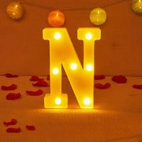 Lampe Alphabet Lettre et Numéro LED pour Évenement - Opale