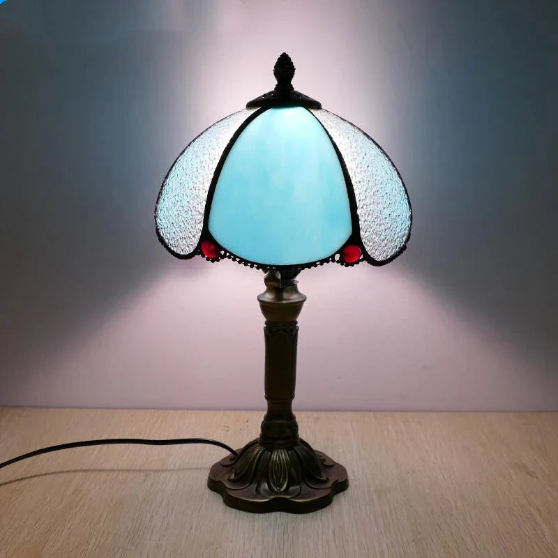 Lampe Tiffany Bleu Design - Opale Image