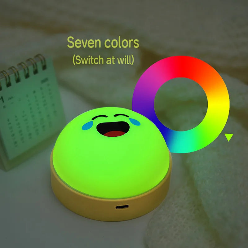 Lampe de chevet Smiley Originale Magnétique - Opale