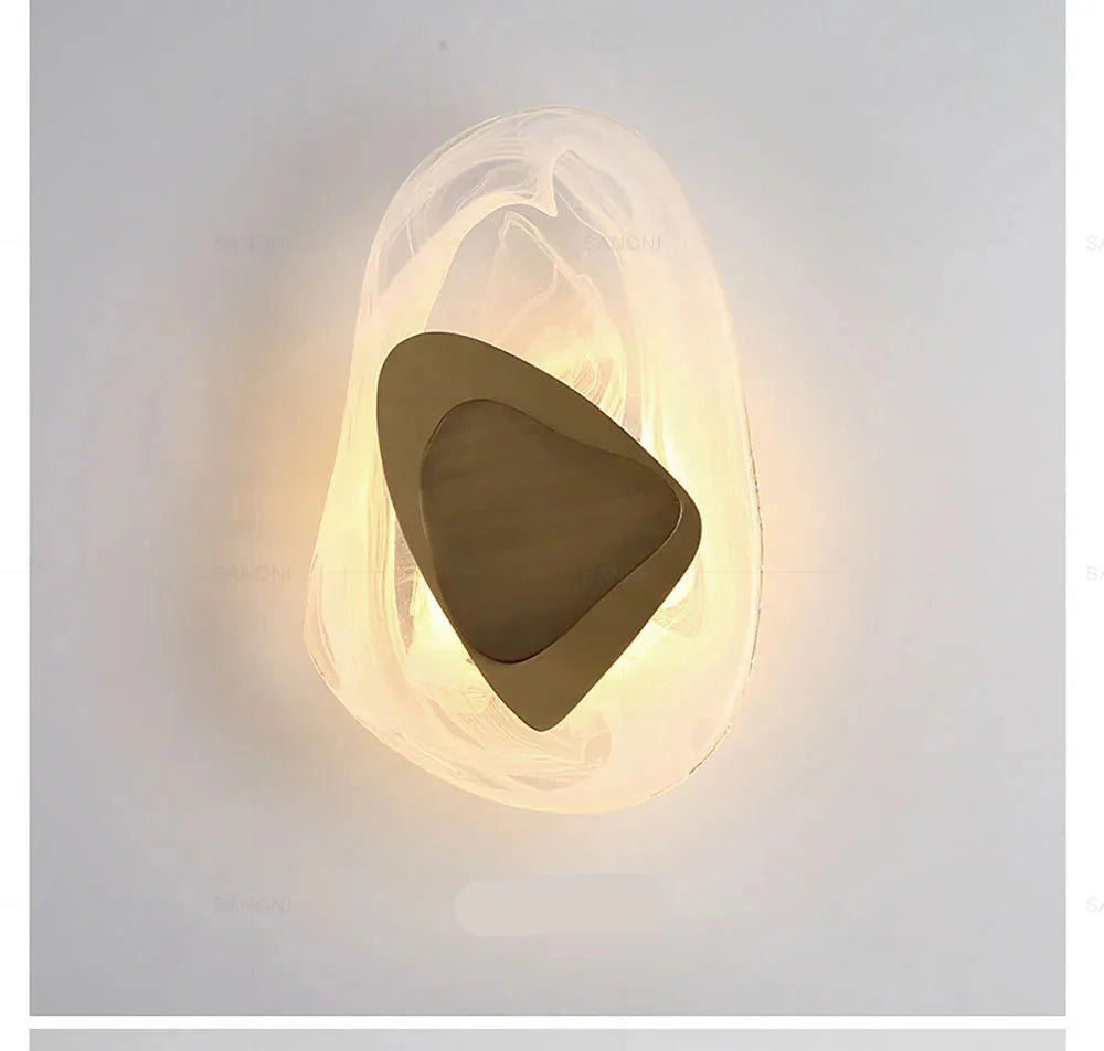 Lampe de chevet Moderne Murale Design Créatif en Verre - Opale