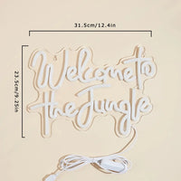 Lampe Murale Néon Welcome to the Jungle - Opale