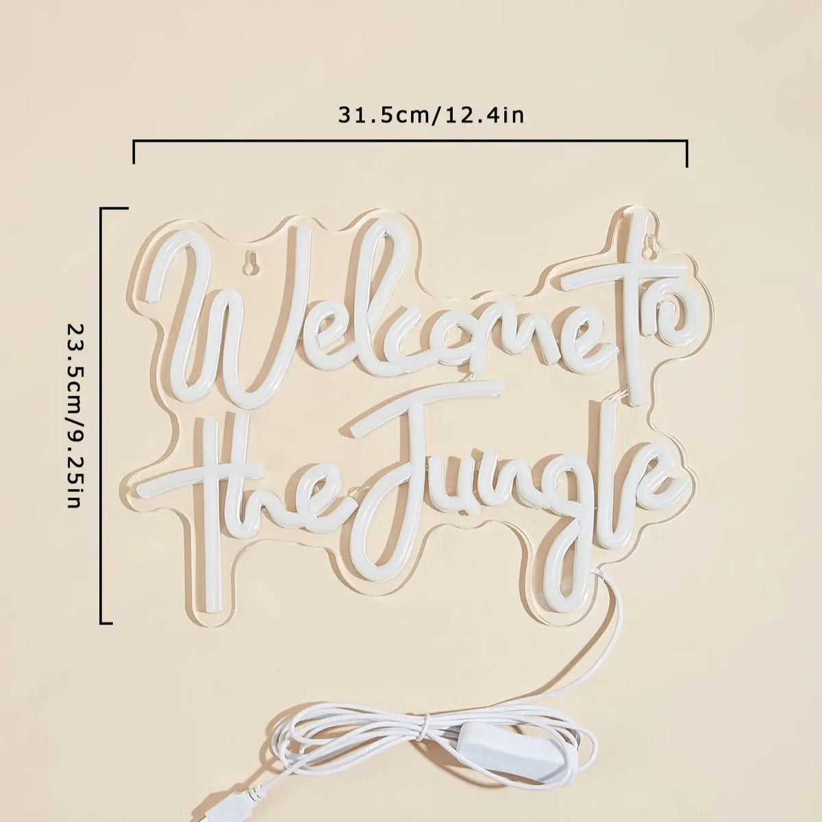 Lampe Murale Néon Welcome to the Jungle - Opale Image