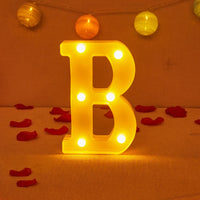 Lampe Alphabet Lettre et Numéro LED pour Évenement - Opale