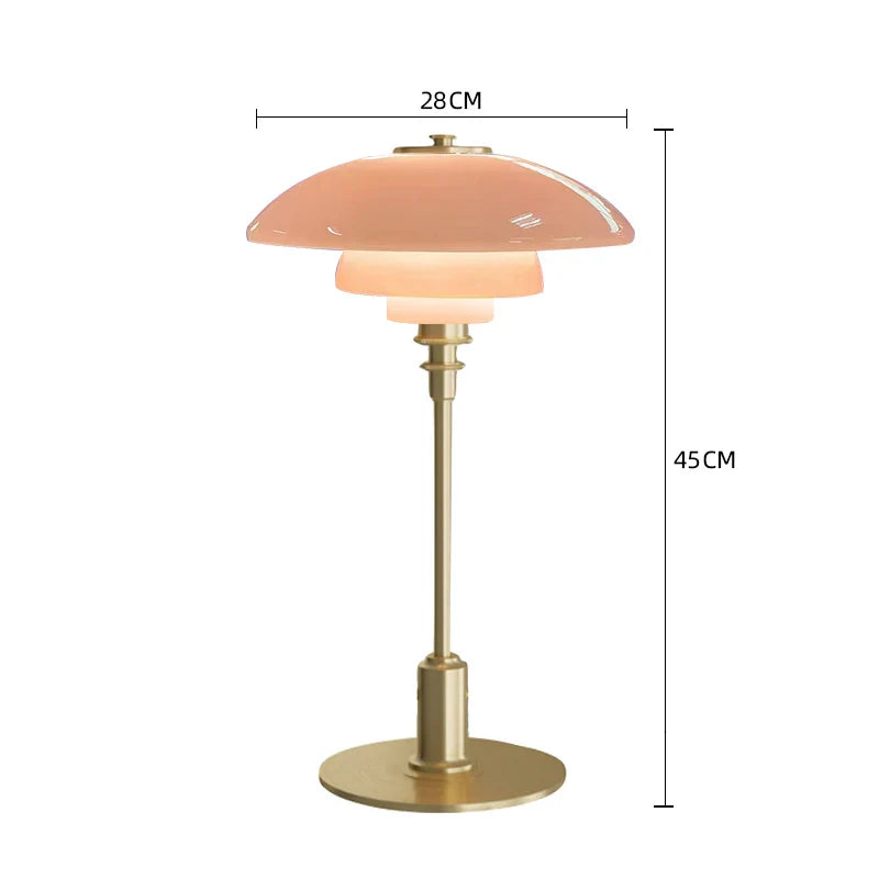 Lampe de Chevet Paquebot en Verre Scandinave