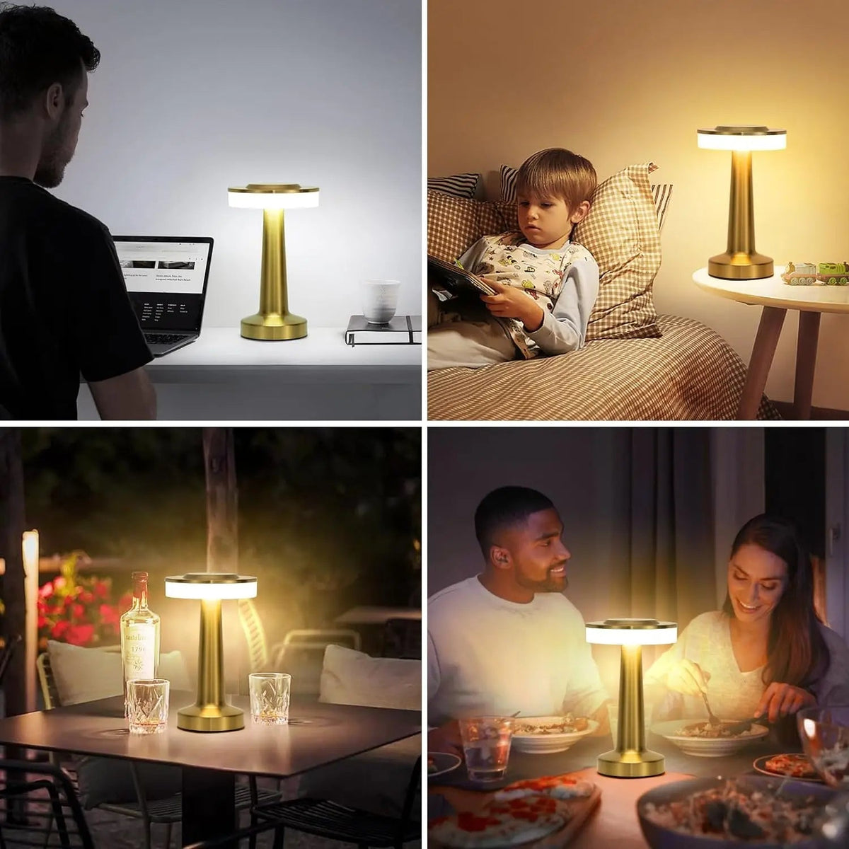 Lampe de chevet Design Tactile LED - section Image