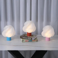 Lampe de chevet Originale Barbe à Papa Rétro - Opale