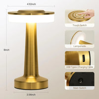 Lampe de chevet Design Tactile LED - Opale