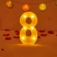 Lampe Alphabet Lettre et Numéro LED pour Évenement - Opale