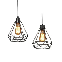 Lampe de chevet Industrielle Suspendue en Fer - Opale