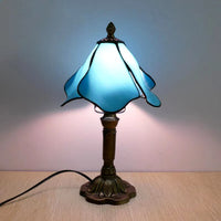 Lampe Tiffany Bleu Design - Opale
