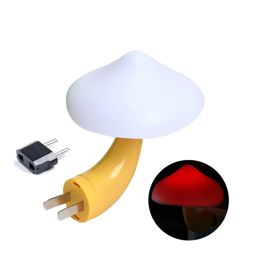 Lampe de chevet Champignon à prise murale - Opale