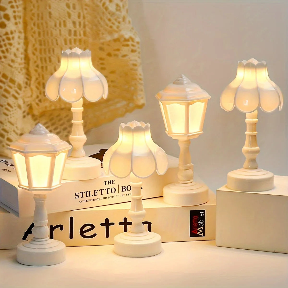 Lampe de chevet Enfant en forme de Mini Lampadaire - Opale